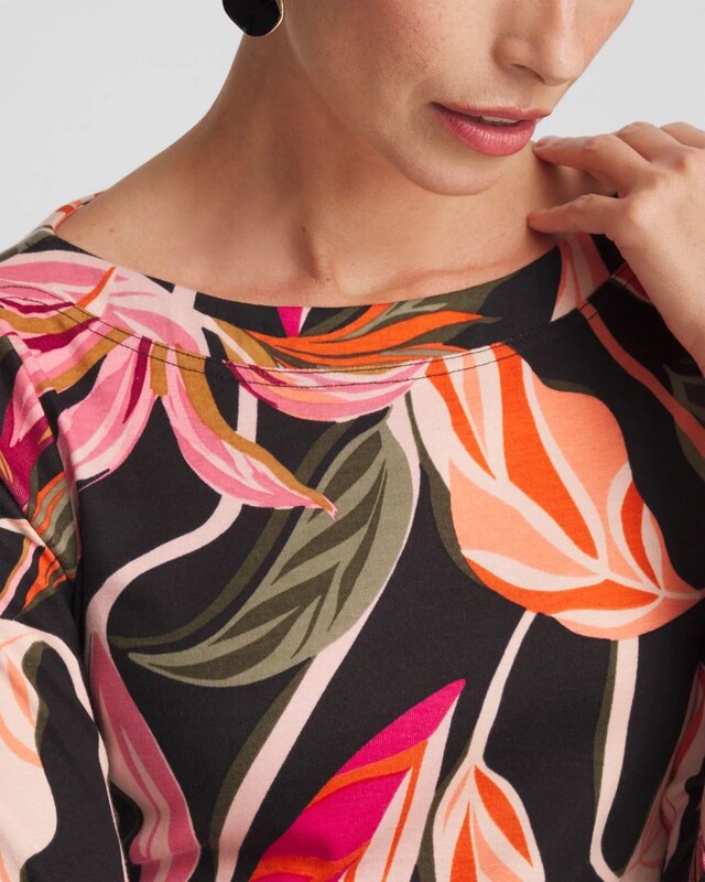Orchid 3/4 Sleeve Tee - image 4